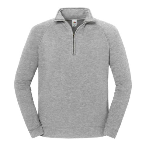 Iconic premium zip-neck sweat