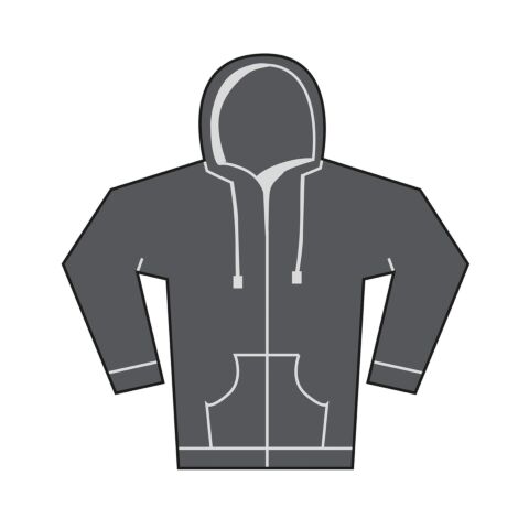 Unisex heavy full-zip hoodie