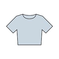 Women’s heavyweight washed cropped tee