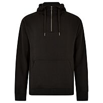 Regular fit 1/4 zip hoodie