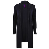 Women's longline open cardigan