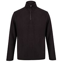 ¼ zip microfleece jacket