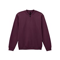 Softstyle™ midweight adult fleece 1/4-zip sweatshirt