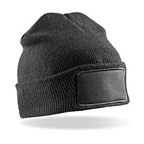 Double-knit printers beanie