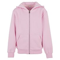 Kids fluffy zip hoodie