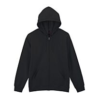 Softstyle™ midweight fleece adult full-zip hooded sweatshirt