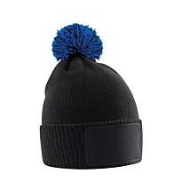 Kids snowstar patch beanie