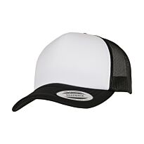 YP Classics curved foam trucker cap – white front (6320W)