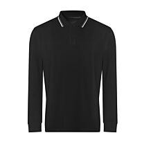 Long sleeve tipped 100 polo