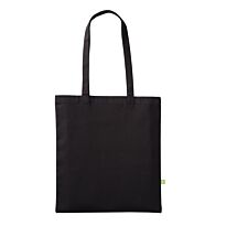 Premium organic canvas shopper long handle