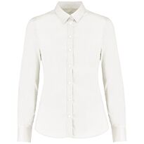 Women's stretch Oxford shirt long-sleeved (tailored fit)