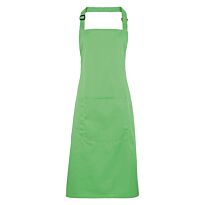 Colours bib apron with pocket