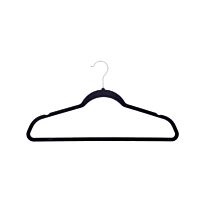 Velvet-effect coat hangers (25-pack)