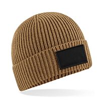 Fashion patch beanie