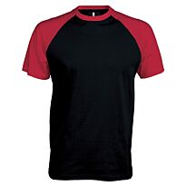 Baseball Short-sleeved two-tone T-shirt